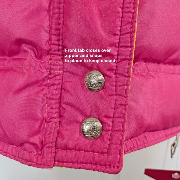 Vintage 1st Down Salt Lake City, Utah Puffer Vest, Sz Medium, Goose down filled - Picture 13 of 17